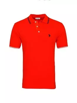 Рубашка поло U.S. Polo Assn., красный