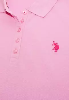 Рубашка-поло U.S. Polo Assn., розовая