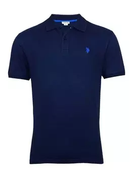 Рубашка поло U.S. POLO ASSN. Shirt, цвет royal blue/dark blue