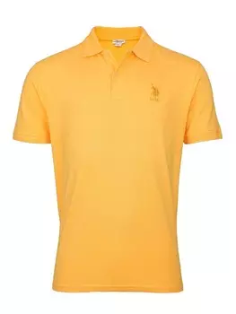 Рубашка поло U.S. POLO ASSN. Shirt Axel, цвет orange/light orange