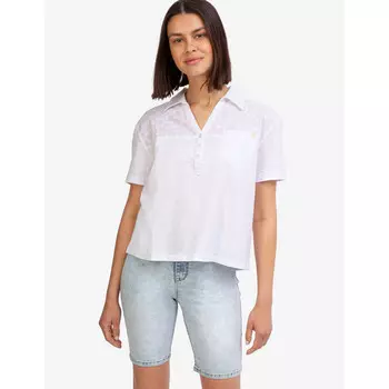 Рубашка-поло U.S. Polo Assn. Short Sleeve Eyelet With Pocket, белый