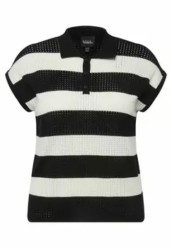 Рубашка поло Ulla Popken, черный