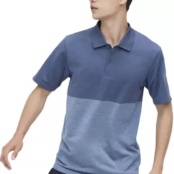 Рубашка-поло Uniqlo Dry-Ex, синий/голубой