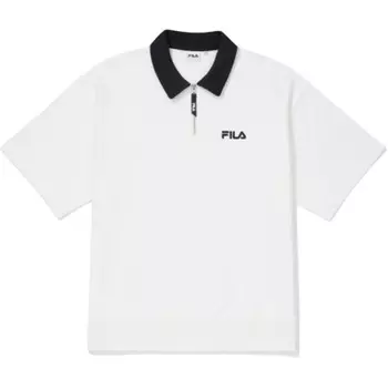 Рубашка поло унисекс белая Fila, белый
