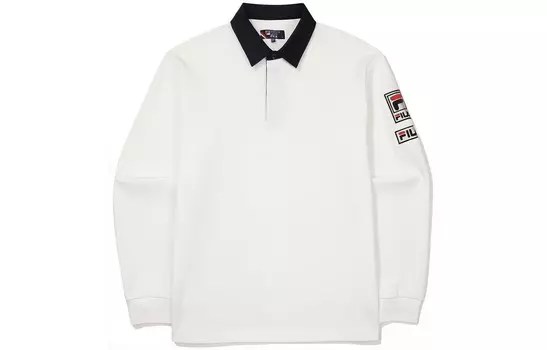 Рубашка поло унисекс белая Fila, белый