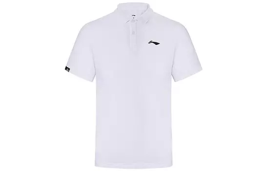 Рубашка поло унисекс белая Lining, белый