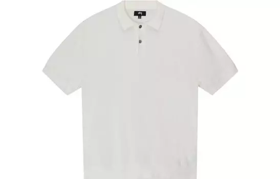 Рубашка поло унисекс белая Stussy, белый