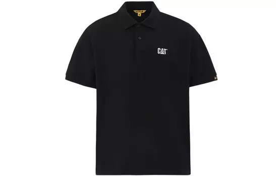 Рубашка поло унисекс CAT, черный