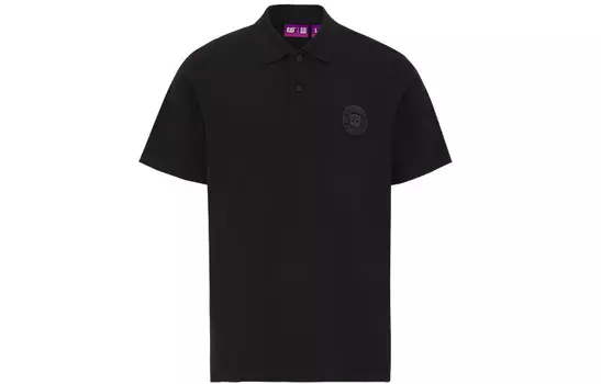 Рубашка поло унисекс CAT, черный