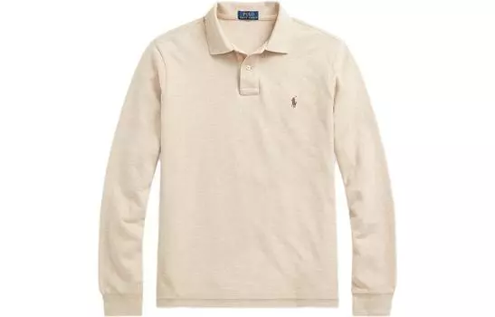 Рубашка-поло унисекс цвета экрю FW23 Polo Ralph Lauren, Ecru