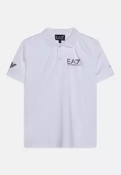 Рубашка-поло UNISEX EA7 Emporio Armani, цвет white
