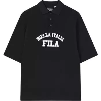 Рубашка-поло унисекс FILA, цвет Black