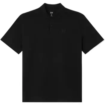 Рубашка поло унисекс Gap, черный