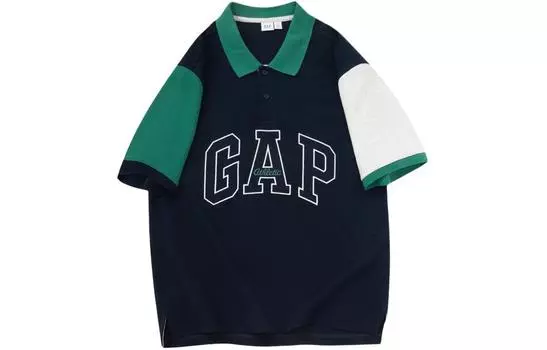 Рубашка поло унисекс GAP, Marine Blue