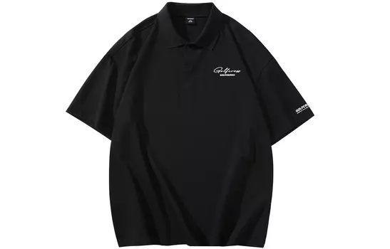 Рубашка поло унисекс GOLFCROSS, черный