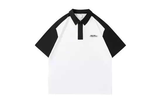 Рубашка поло унисекс HALEBOSS, Белый