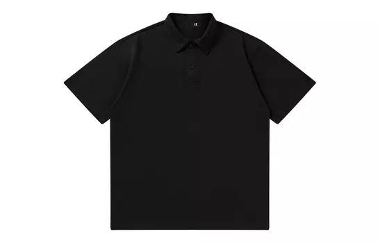 Рубашка-поло унисекс Ie, Черный