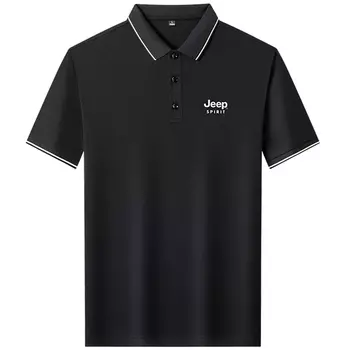 Рубашка поло унисекс JEEP SPIRIT, Brick Red