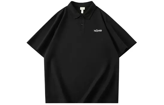 Рубашка-поло унисекс NOME, Черный