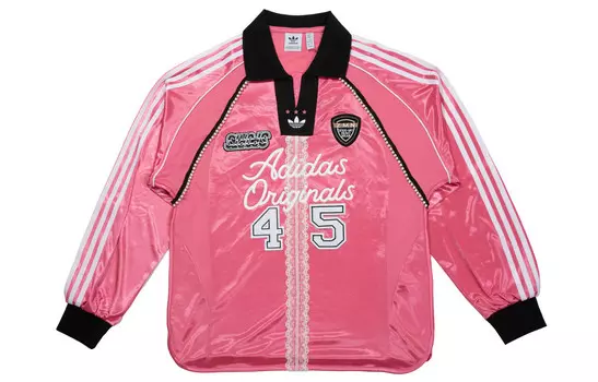 Рубашка поло унисекс ярко-розовая Adidas Originals, розовый