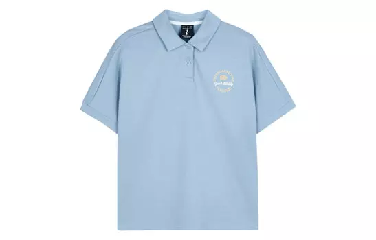 Рубашка-поло унисекс Rain Aqua Blue Skechers, Rain Water Blue/0163
