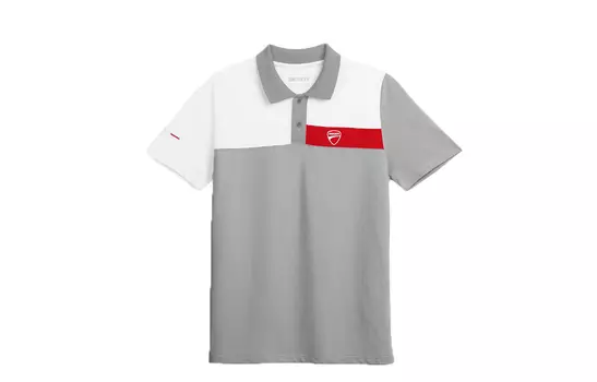Рубашка поло унисекс серые Ducati, серый