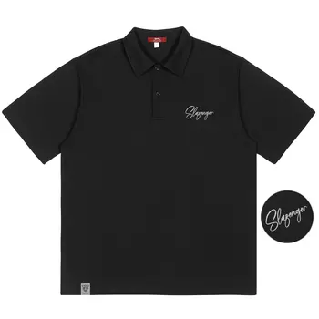 Рубашка поло унисекс Slazenger, Черный