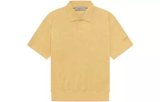 Рубашка поло унисекс светло-желтая Fear Of God Essentials, светло-желтый