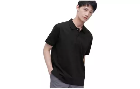 Рубашка поло унисекс UNIQLO, цвет Black