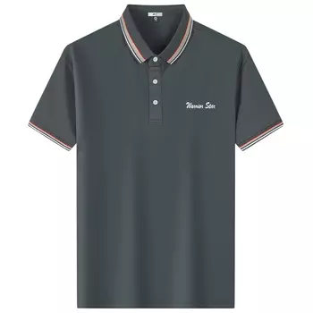 Рубашка поло унисекс WARRIOR, темно-серый