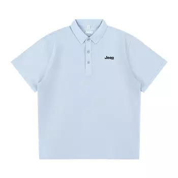 Рубашка-поло унисекс Yuan Sen Light Luxury Wrangler Series Jeep, Raw White