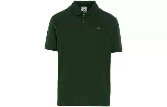 Рубашка поло унисекс зеленая Lacoste, зеленый