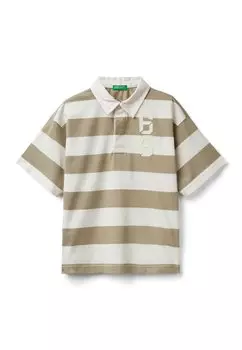Рубашка-поло United Colors of Benetton, цвет beige