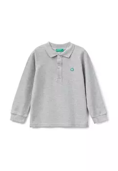 Рубашка-поло United Colors of Benetton, цвет grey