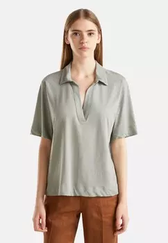 Рубашка поло United Colors of Benetton, серый