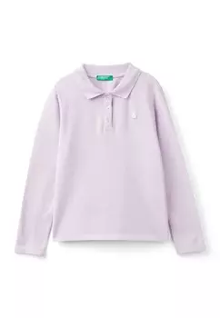 Рубашка поло United Colors of Benetton, сирень