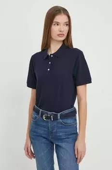 Рубашка поло United Colors of Benetton, темно-синий