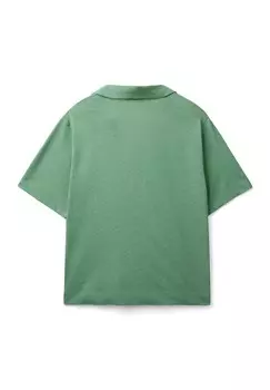 Рубашка поло United Colors of Benetton, зеленый