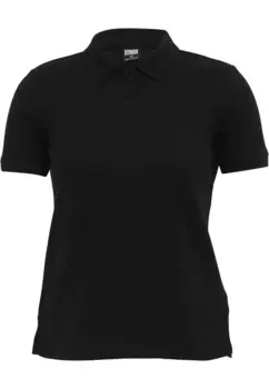 Рубашка поло URBAN CLASSICS " Urban Classics Ladies Polo Shirt", черный
