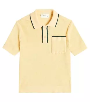 Рубашка-поло urbino ребристой вязки из смесового хлопка Morley, коричневый