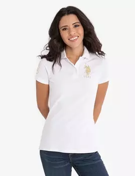 Рубашка-поло Uspa U.S. Polo Assn., белый