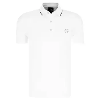 Рубашка-Поло узкого кроя Armani Exchange, белый