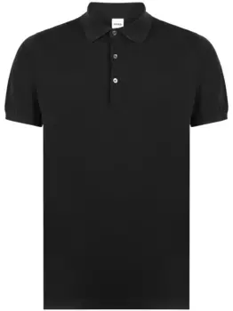 Рубашка-поло узкого кроя ASPESI, черный