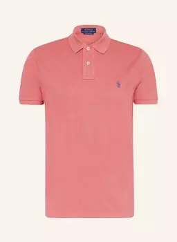 Рубашка поло узкого кроя из пике на заказ POLO RALPH LAUREN, светло-красный