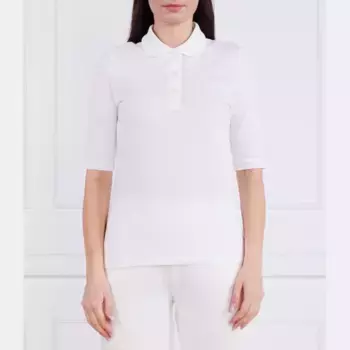 Рубашка-Поло узкого кроя Lacoste, белый