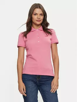 Рубашка-Поло узкого кроя Lacoste, розовый