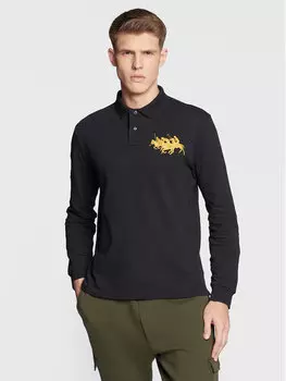 Рубашка поло узкого кроя по индивидуальному заказу Polo Ralph Lauren, черный