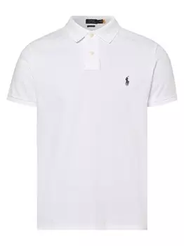 Рубашка поло узкого кроя по индивидуальному заказу Polo Ralph Lauren, белый