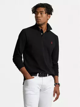 Рубашка поло узкого кроя по индивидуальному заказу Polo Ralph Lauren, черный