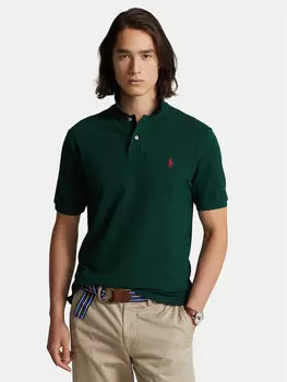 Рубашка поло узкого кроя по индивидуальному заказу Polo Ralph Lauren, зеленый